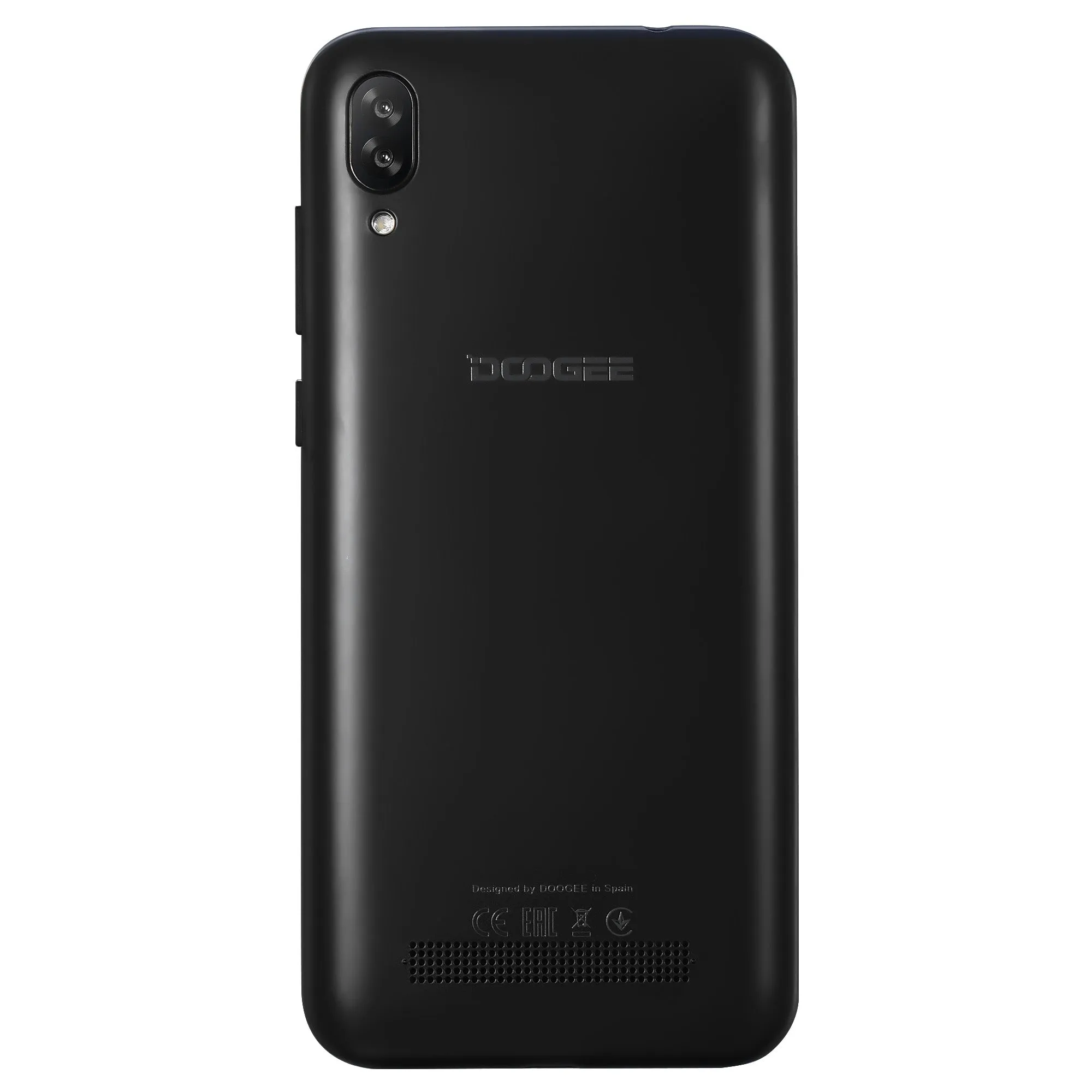 DOOGEE X90 Cellphone 6.1inch 19:9 Waterdrop LTPS Screen Smartphone Quad Core CPU 1GB RAM 16GB ROM 3400mAh Battery Dual SIM Cards 8MP 5MP Camera Android 8.1 OS  Black_European version