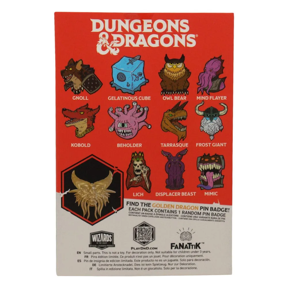 Dungeons & Dragons 50th Anniversary Mystery Pin Badge Blind Box