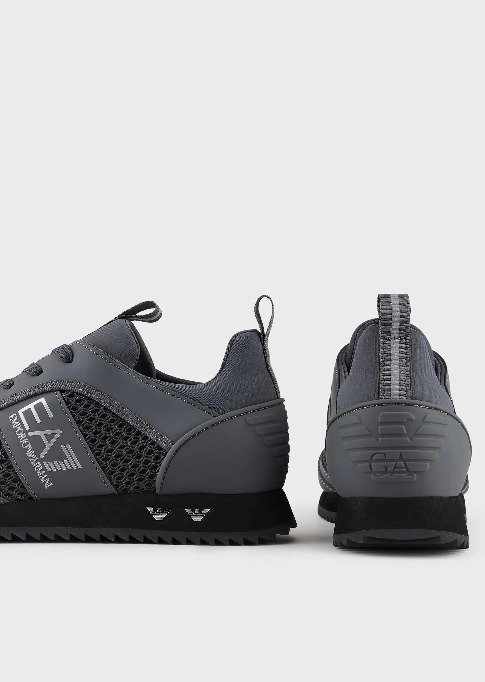 EA7 Emporio Armani X8X027 Woven Sneaker Irongate Grey