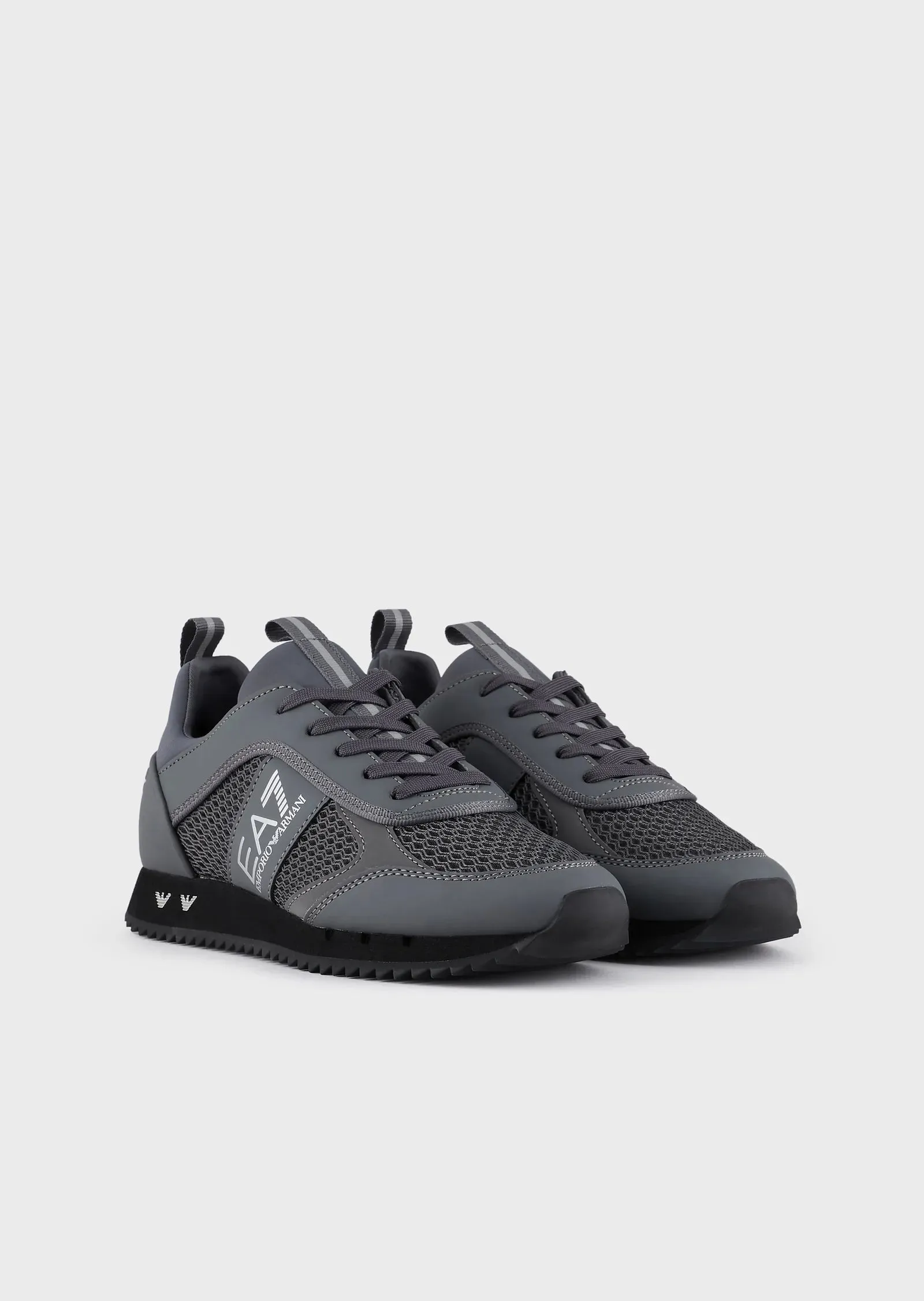 EA7 Emporio Armani X8X027 Woven Sneaker Irongate Grey