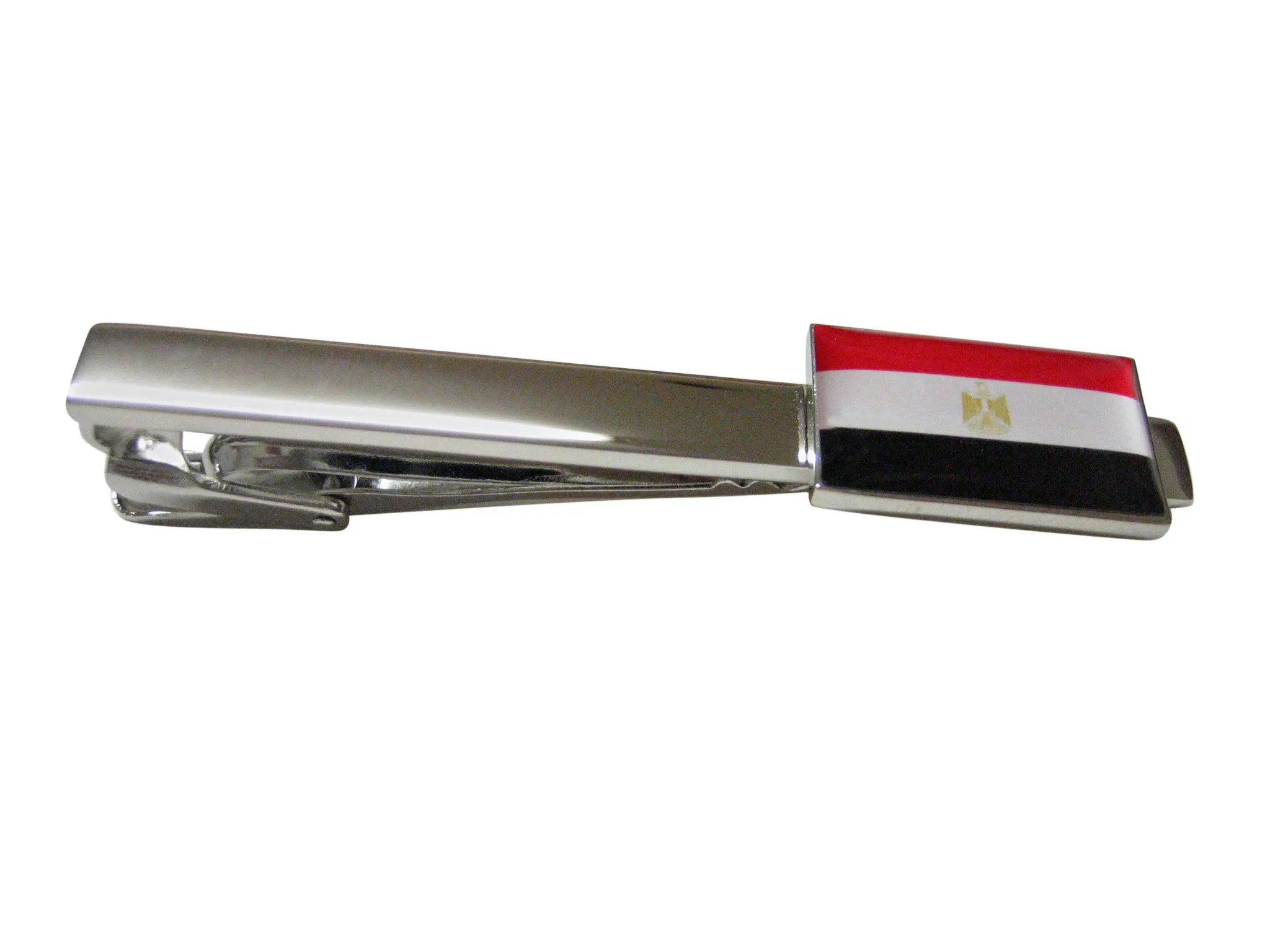 Egypt Flag Square Tie Clip