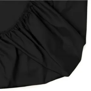 Egyptian Cotton 400 Thread Count 100% Cotton Fitted Sheet Black