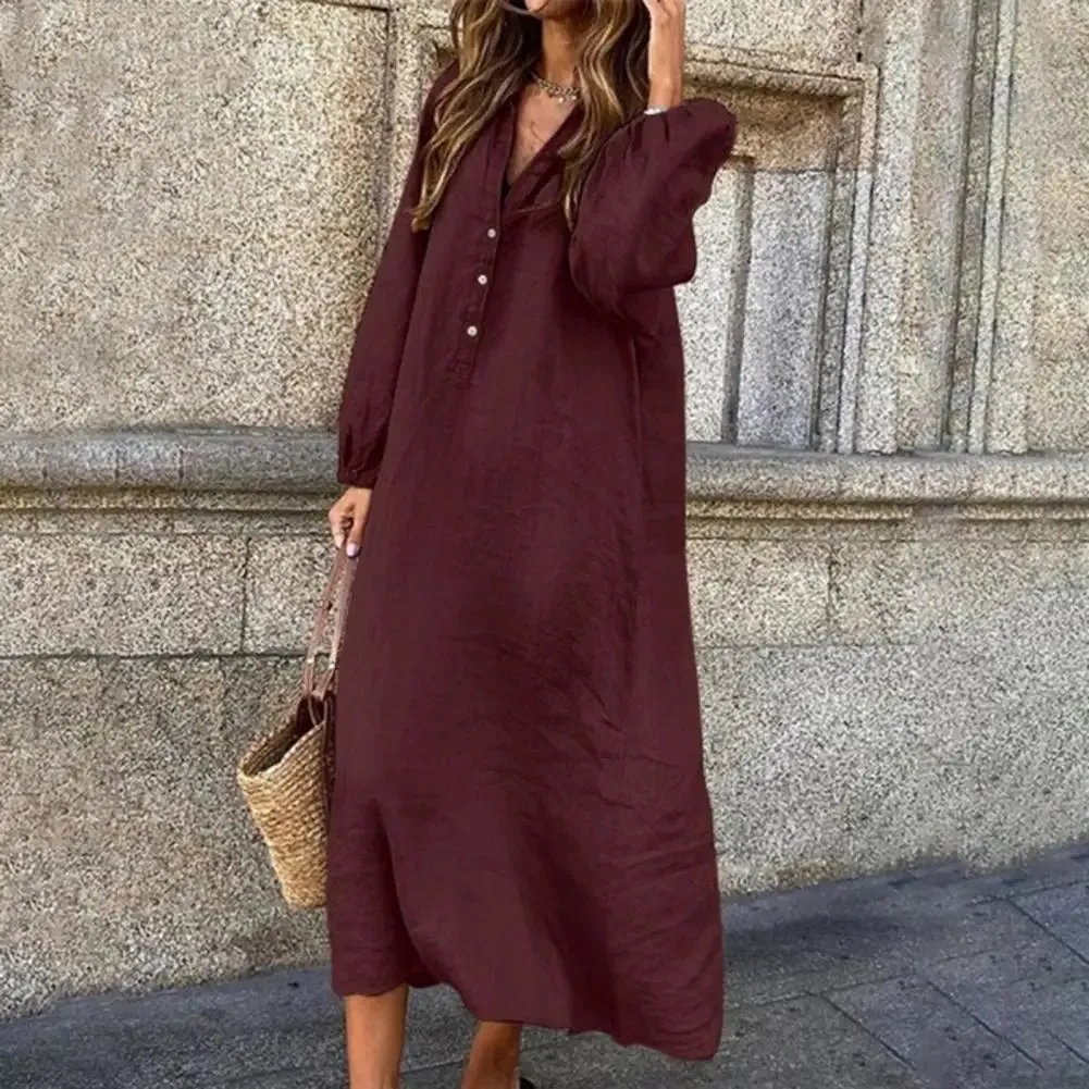 Elma™ - Cotton Linen Dress