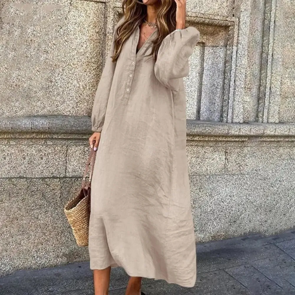 Elma™ - Cotton Linen Dress