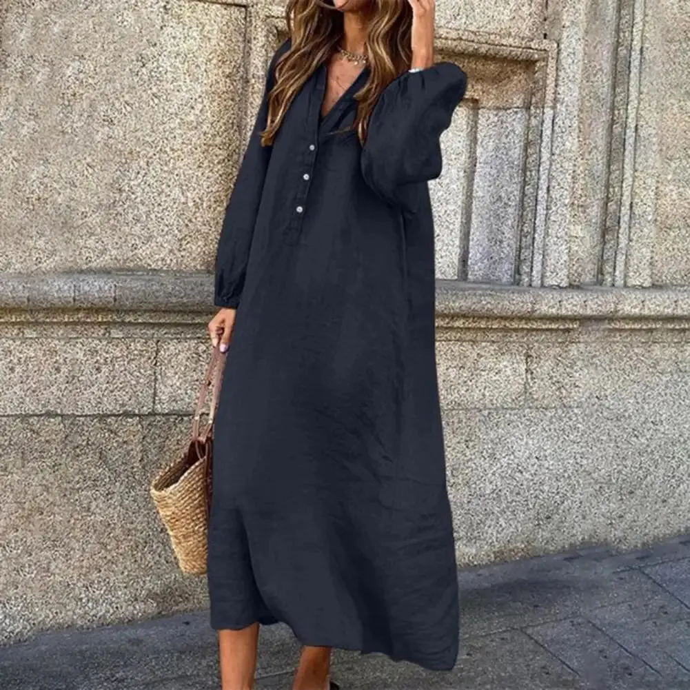 Elma™ - Cotton Linen Dress