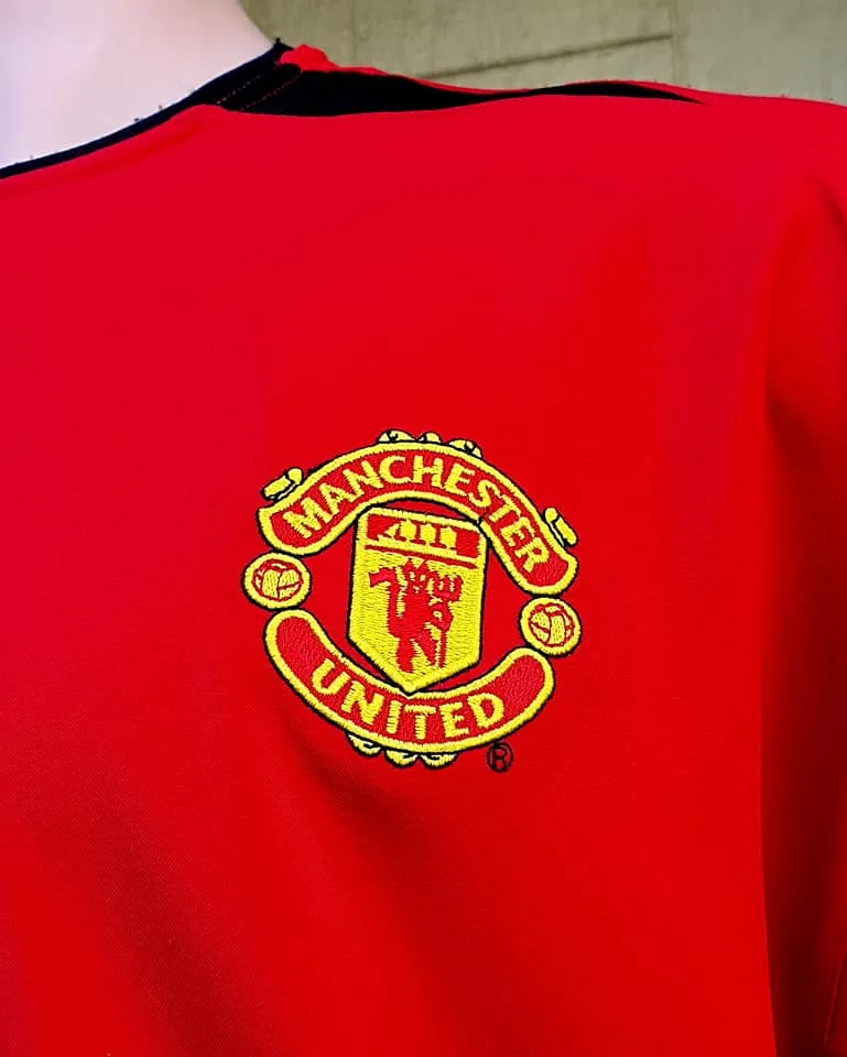 ENGLISH PREMIER MANCHESTER UNITED FC 2002-03 EPL CHAMPION RONALDO 7 HOME JERSEY NIKE SHIRT LARGE   SOLD OUT !