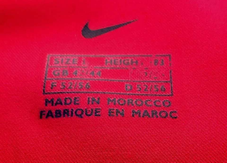 ENGLISH PREMIER MANCHESTER UNITED FC 2002-03 EPL CHAMPION RONALDO 7 HOME JERSEY NIKE SHIRT LARGE   SOLD OUT !