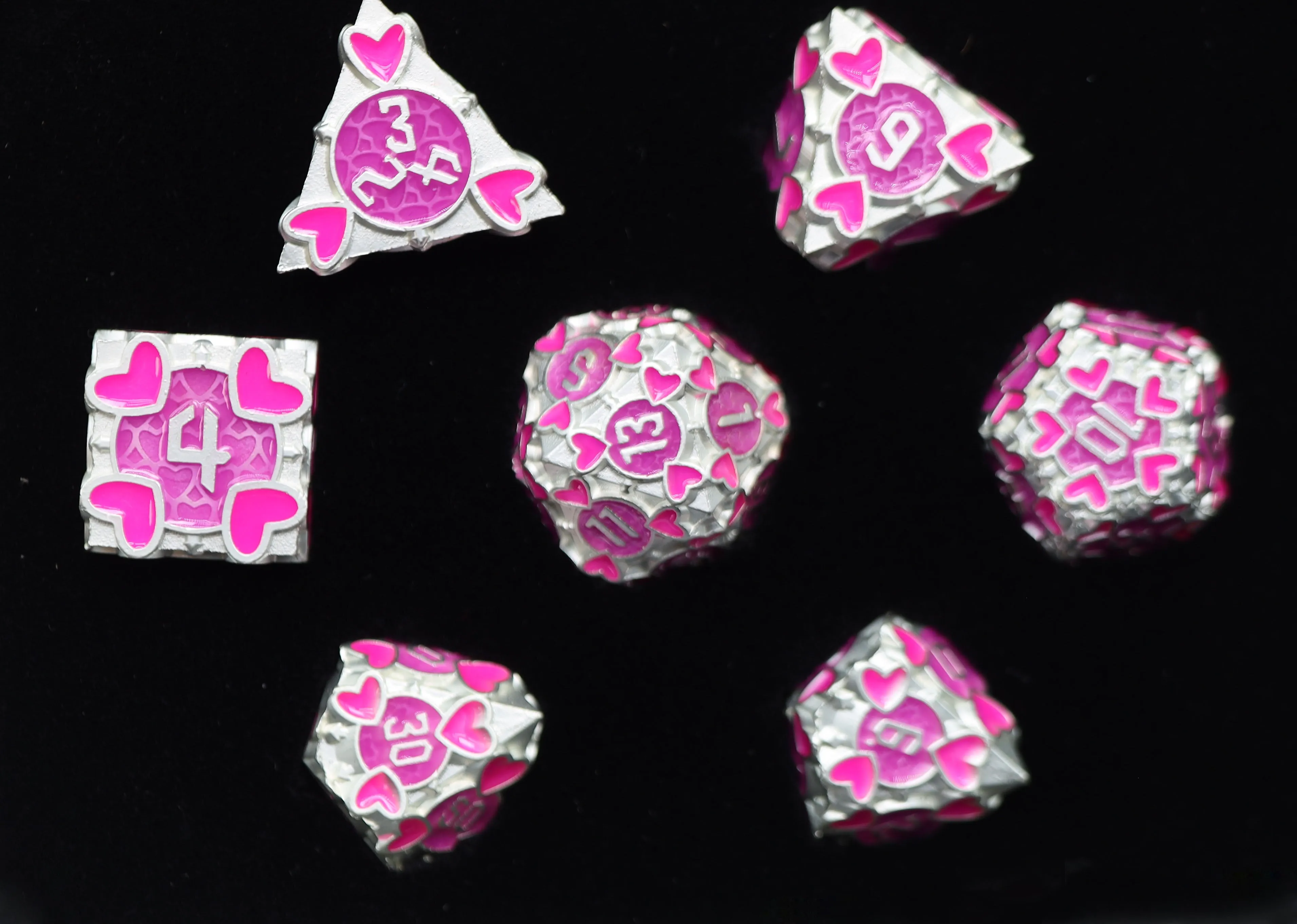 Erotes' Arrow: Hedylogos - Metal RPG Dice Set