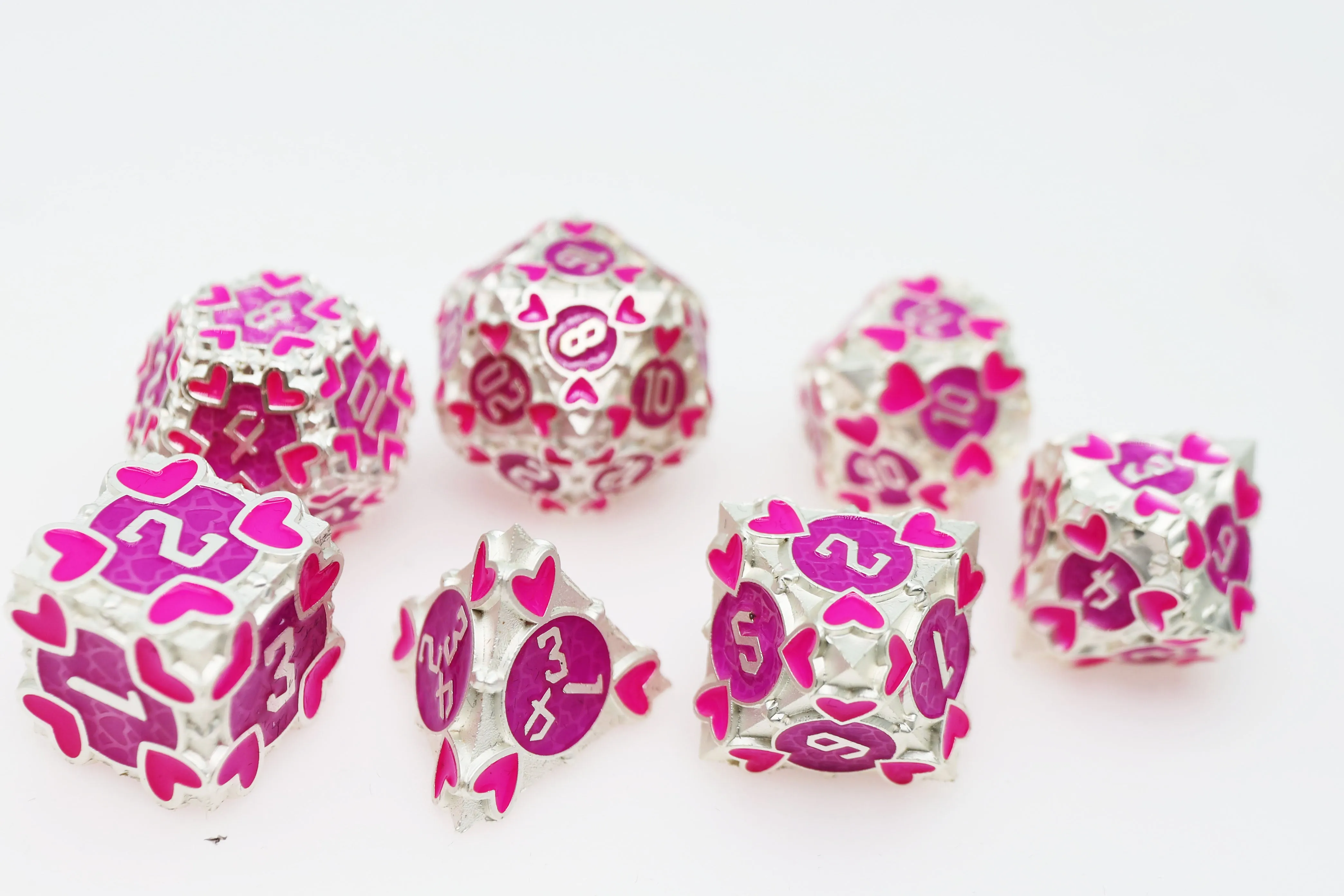 Erotes' Arrow: Hedylogos - Metal RPG Dice Set