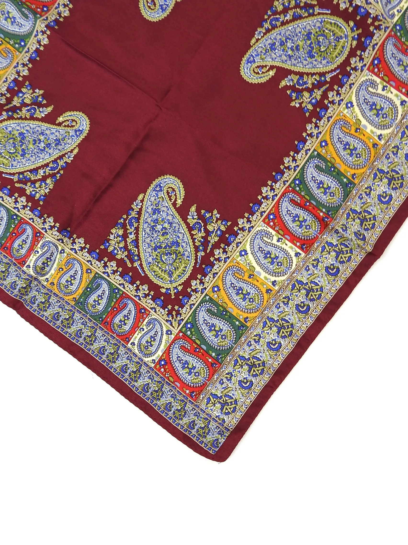 Etro Silk Pocket Square Size