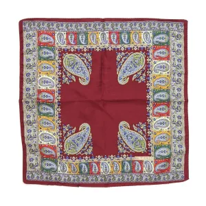 Etro Silk Pocket Square Size