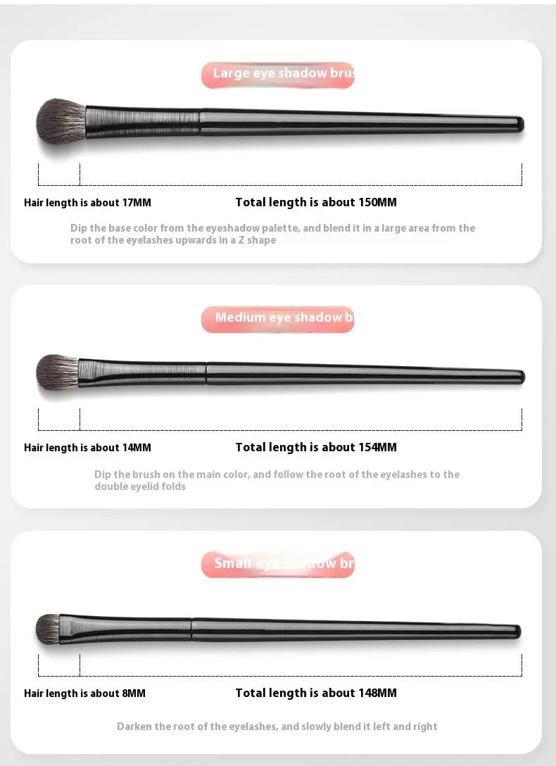 Eye Shadow Brush 6-piece Set Makeup Tools Beginner