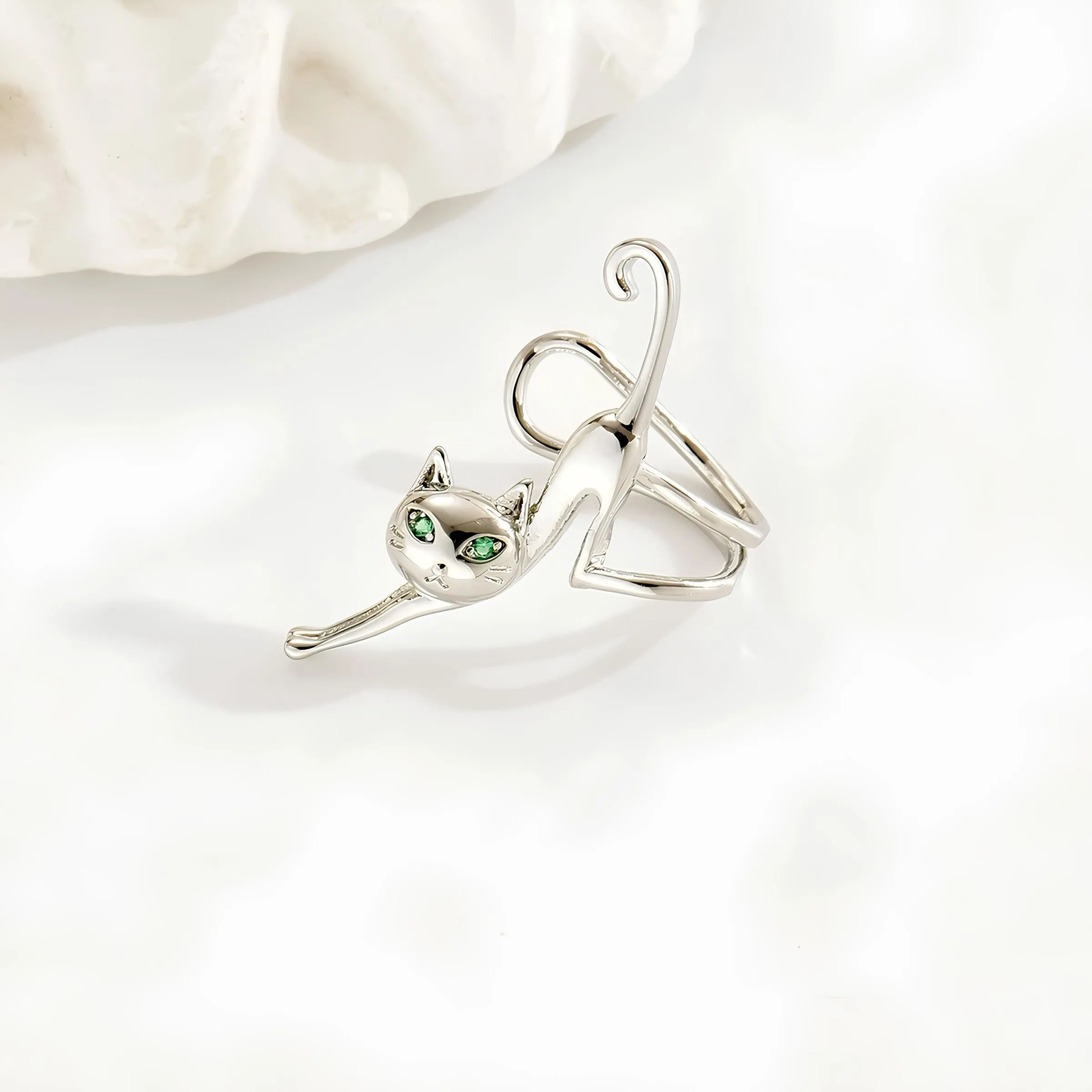 Fashion Creative Cute Kitty Earrings Non-pierced Ear Bone Clip