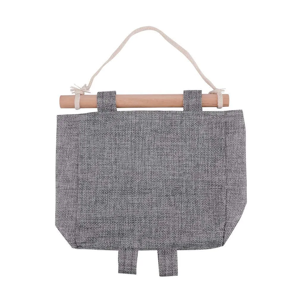Fellibay Storage Basket Collapsible Linen Storage Bag Wall Hanging Basket Storage Bags Over Door Hanging Organizer Home Closet Wall Door Hanging Bag for Bedroom, Kitchen, Bathroom(4Pack)