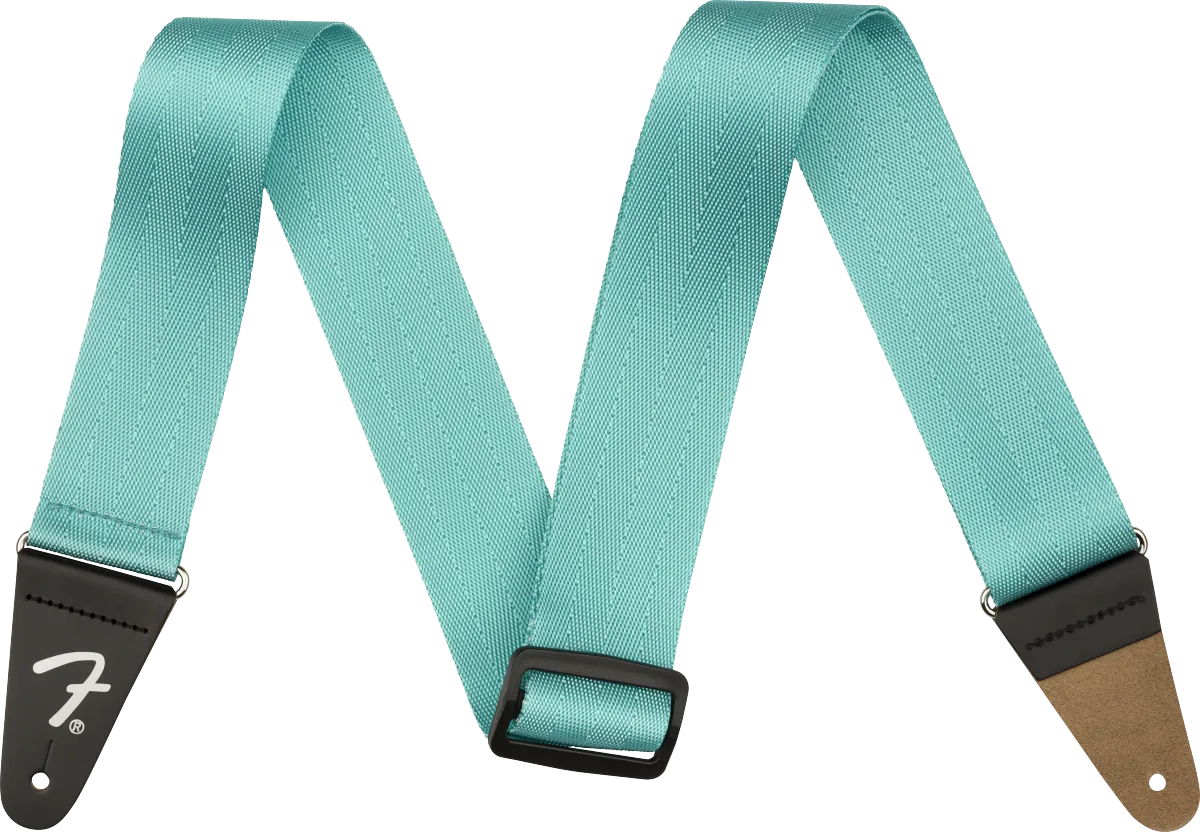 Fender  2" Am Pro Seat Belt Strap, Miami Blue