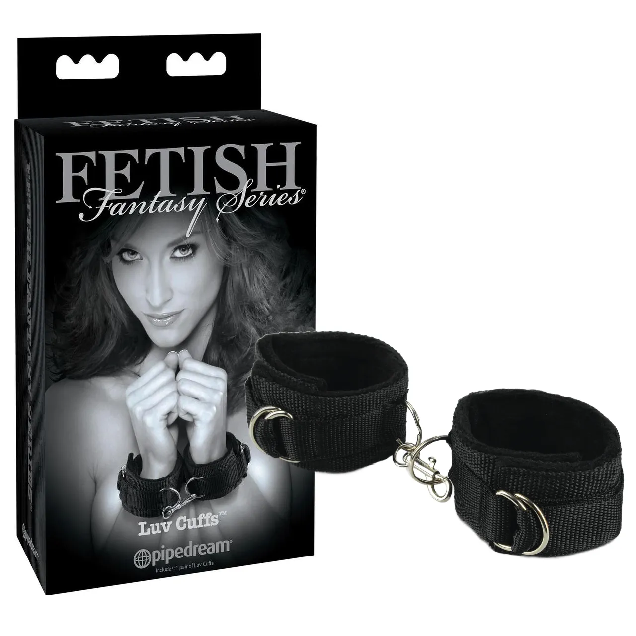 Fetish Fantasy Series Limited Edition Luv Cuffs Adjustable Black