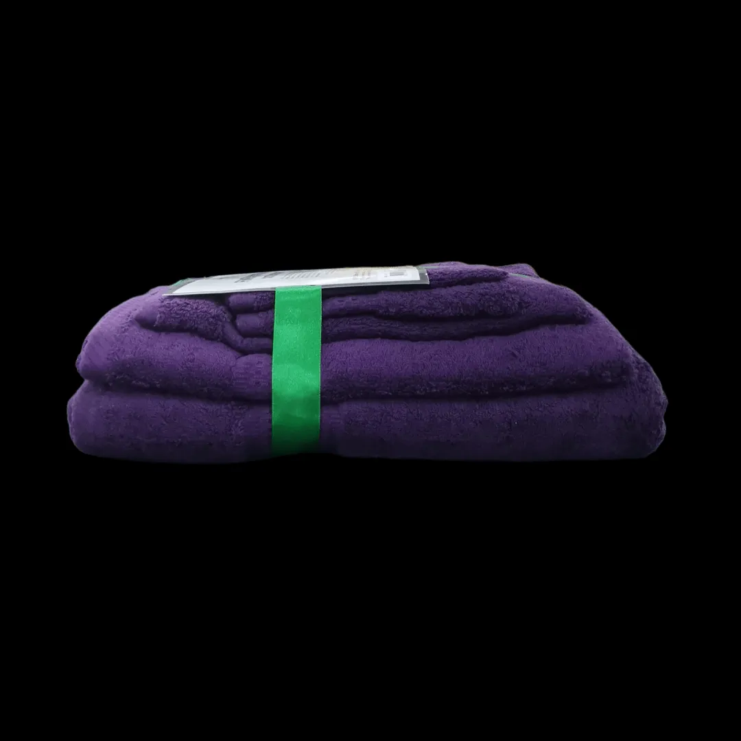 Fine Egyptian Cotton Towels Set 5 Piece Purple