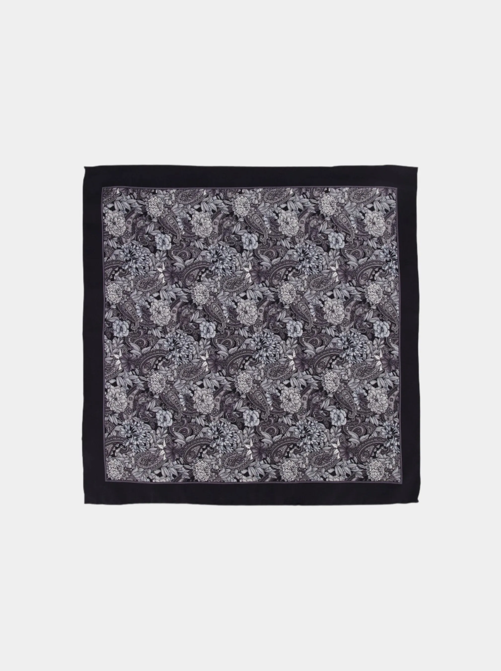 FLORAL PAISLEY POCKET SQUARE