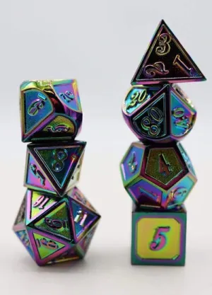 Foam Brain Game Burnt Opal Embossed Metal 7pc