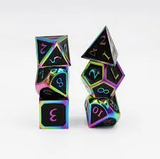 Foam Brain Game Burnt Opal Embossed Onyx Metal 7pc