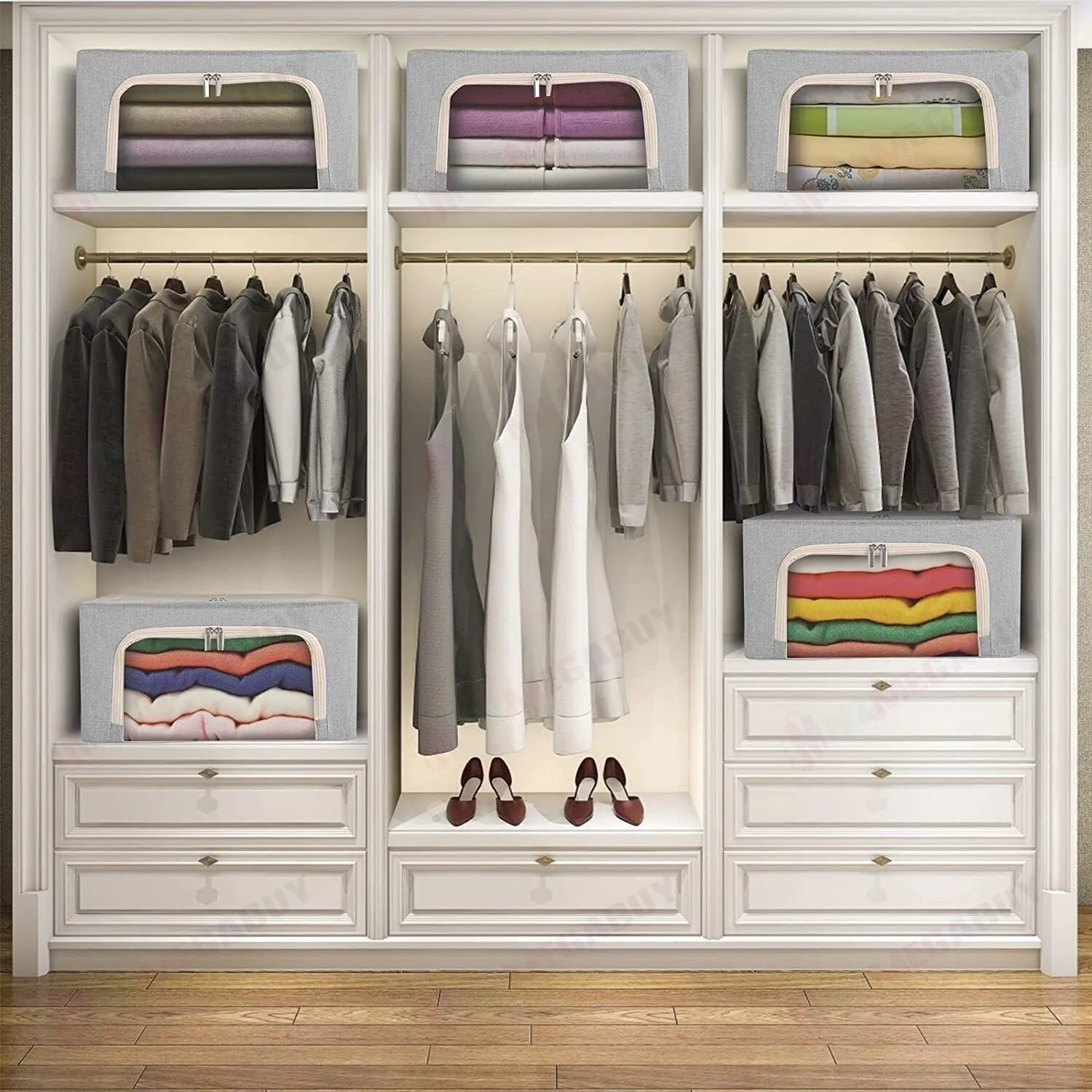 Foldable Storage Box Steel Frame * 2 Sizes