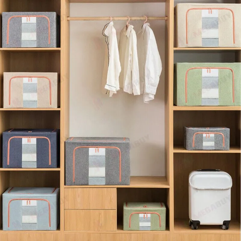 Foldable Storage Box Steel Frame * 2 Sizes