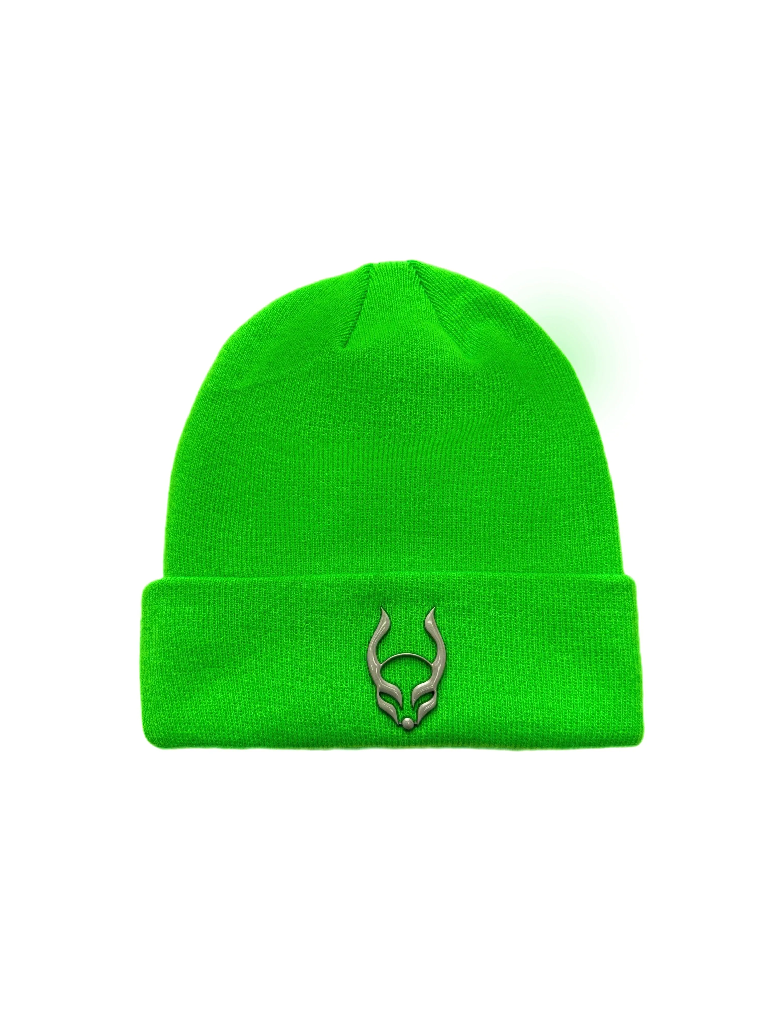FOLDED BEANIE METAL LOGO
