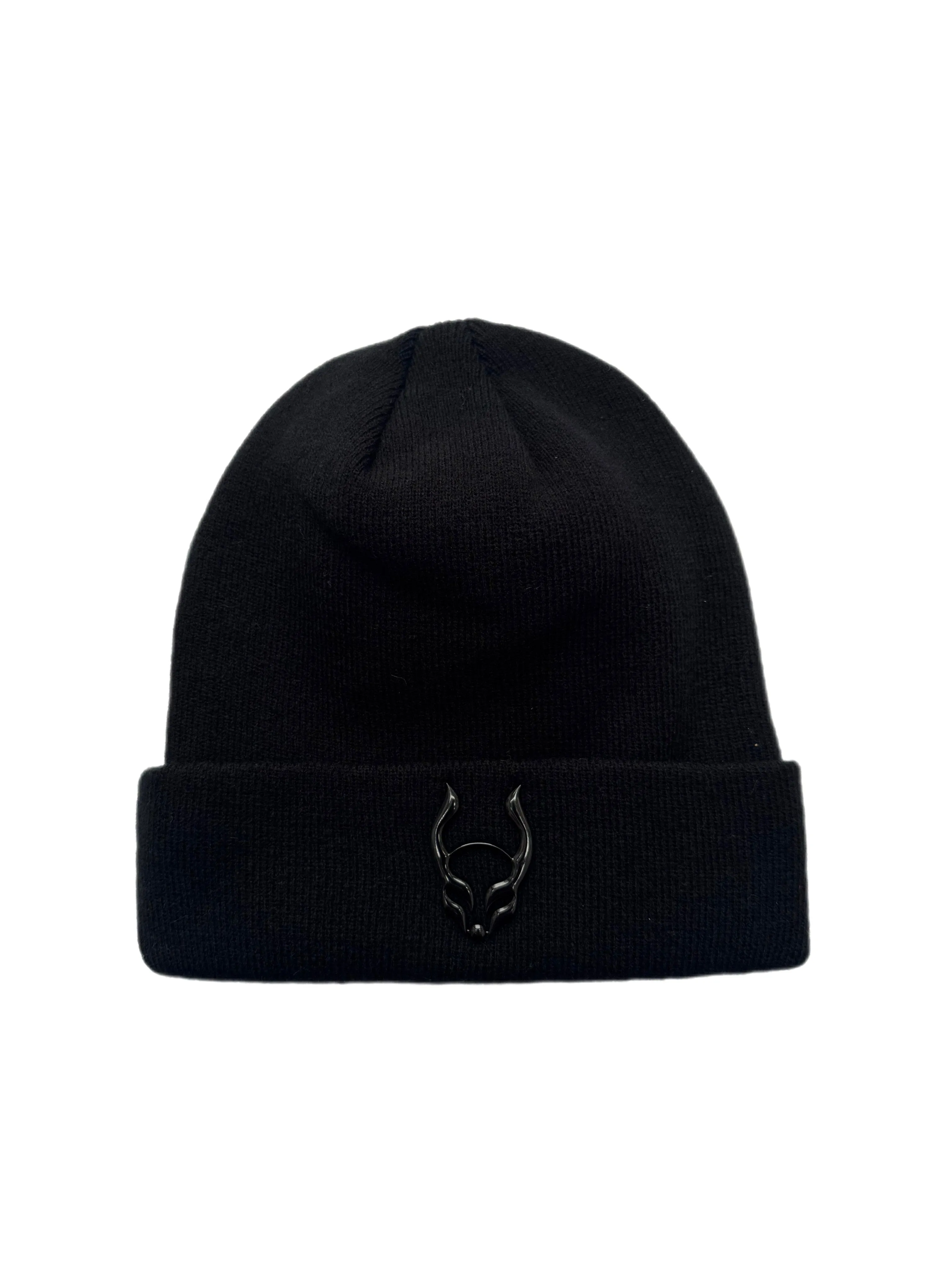 FOLDED BEANIE METAL LOGO
