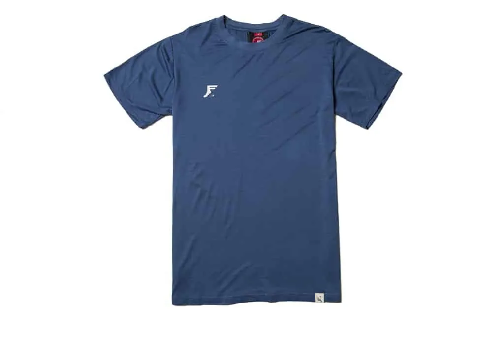 Footprint Bamboo FP Logo Tee Blue