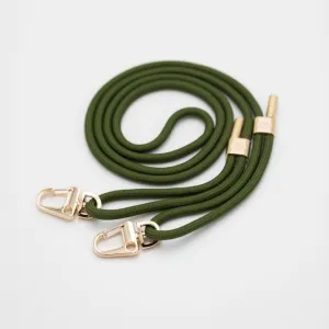 Forest Green Braided Strap
