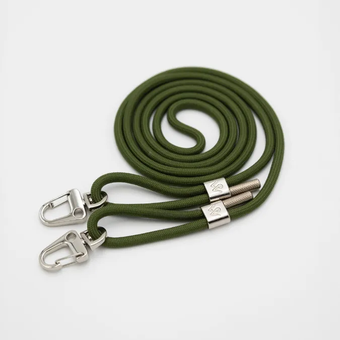 Forest Green Braided Strap