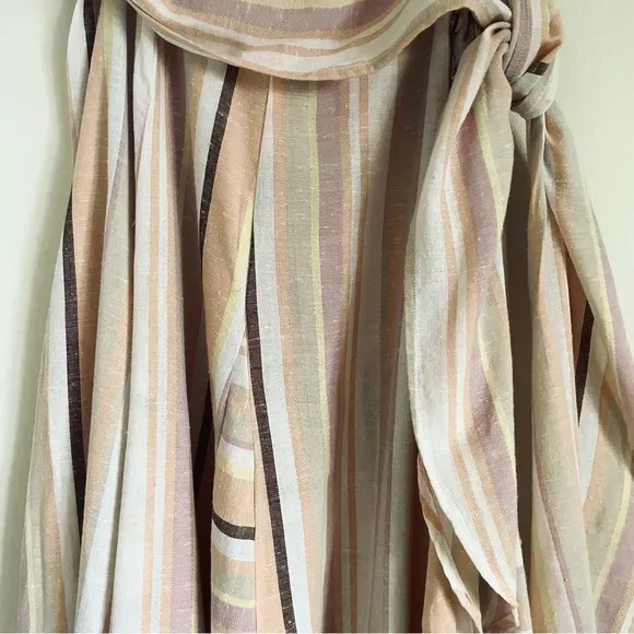 Free People Unforgettable Convertible Stripe Skirt Dress Size M EUC
