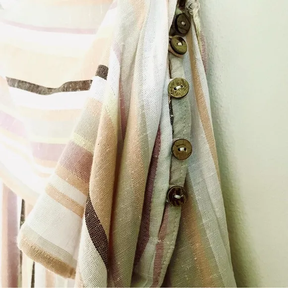 Free People Unforgettable Convertible Stripe Skirt Dress Size M EUC