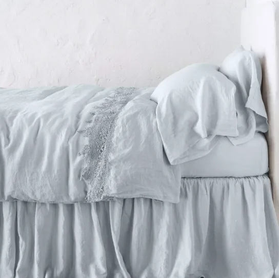 Frida Flat Sheet - Cloud - Queen