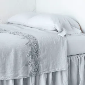 Frida Flat Sheet - Cloud - Queen