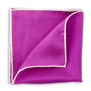 Fuchsia Silk Pocket Square