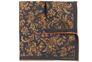 Garden in Bloom Silk Pocket Square