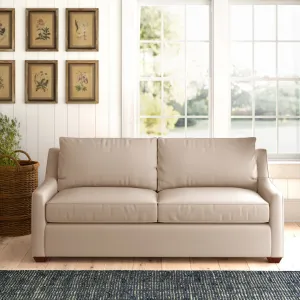 Gemi 72'' Upholstered Sleeper Sofa Birch Lane™ Fabric: Conversation Linen Basketweave