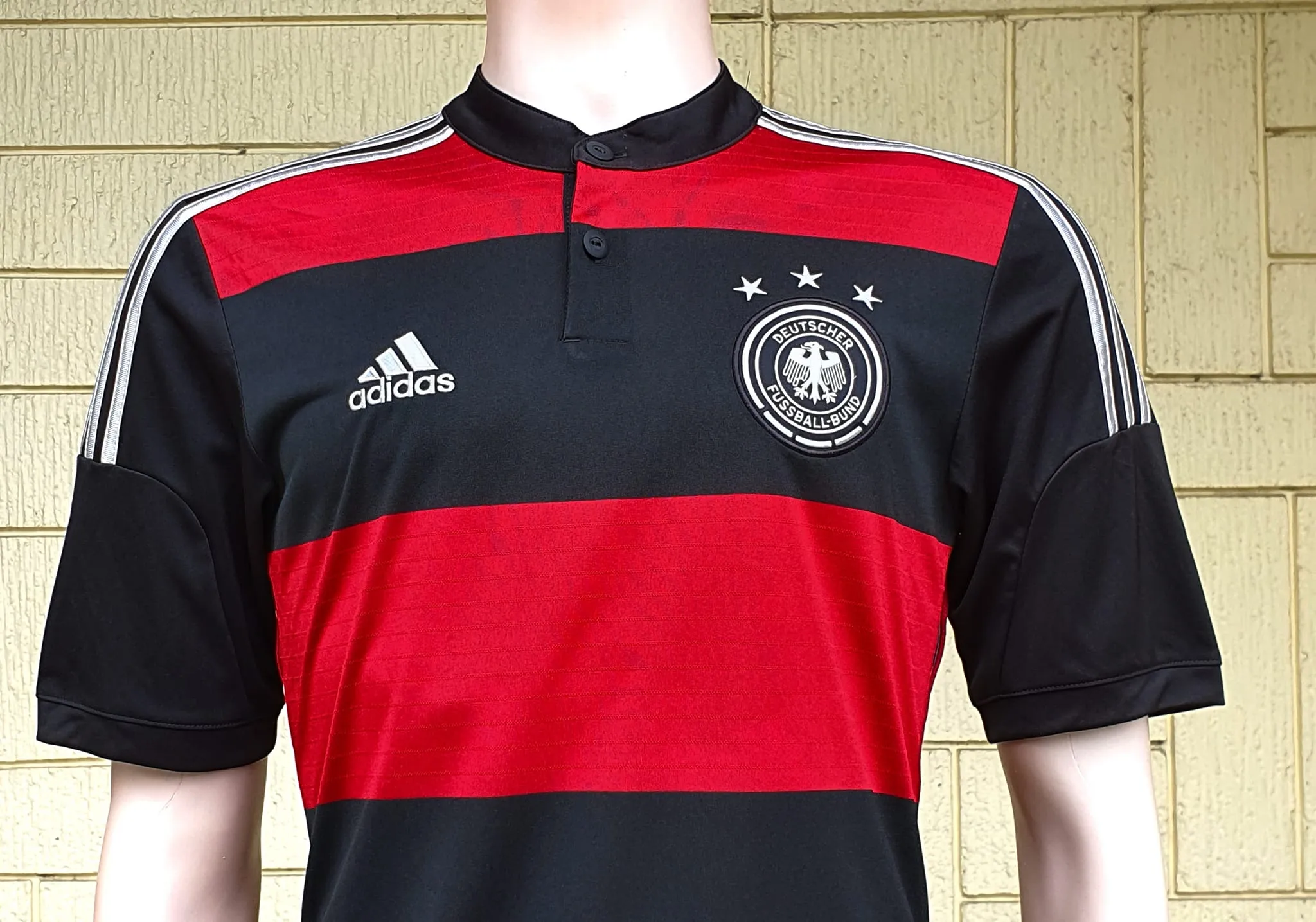 GERMANY 2014 WORLD CUP CHAMPION 4TH TITLE IN BRAZIL AWAY JERSEY ADIDAS CLIMACOOL SHIRT TRIKOT MEMORABILIA SMALL  SOLD OUT!!!
