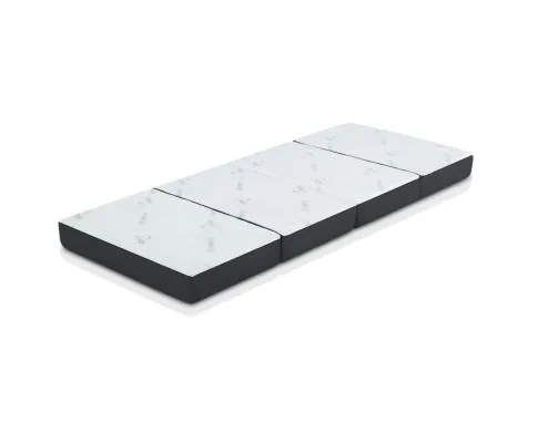 Giselle Bedding Portable Mattress Folding Foldable Foam Floor Bed Tri Fold 180cm