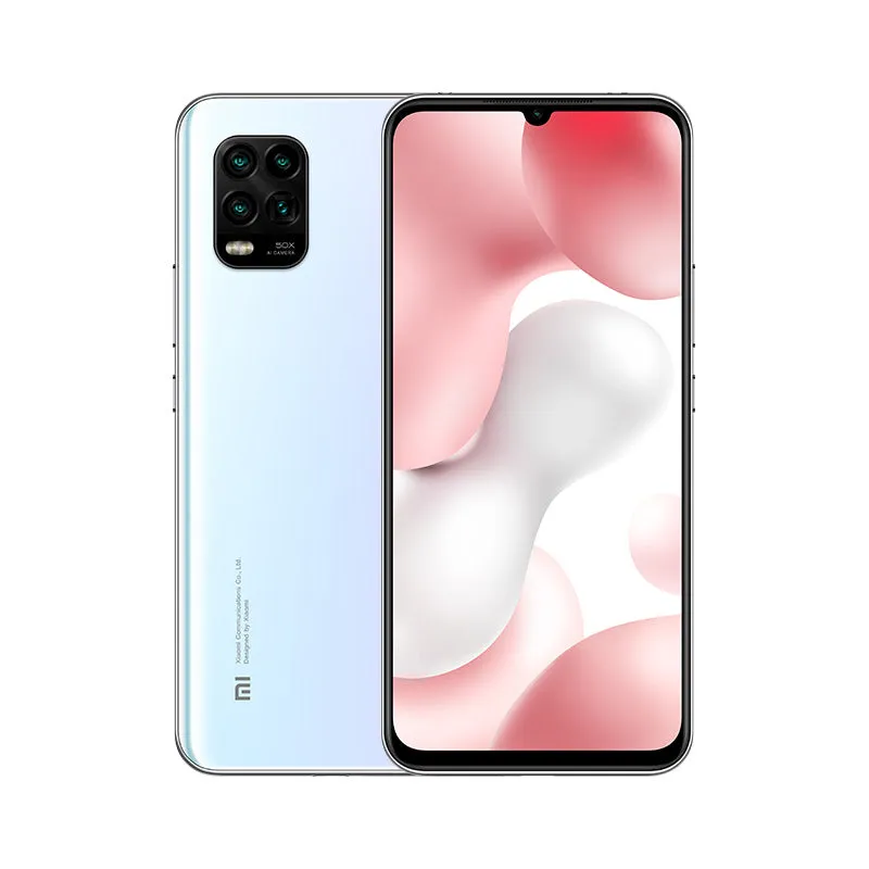 Global Version Xiaomi Mi 10 Lite Snapdragon 765G Octa Core 48MP AI Quad Cameras 6.57"" Dot Drop 4160mAh 5G Smartphone white_8 128G