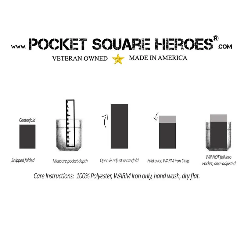 Global War on Terrorism Service Medal Pocket Square