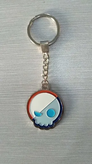 Gnoggin Logo Enamel Metal Keychain
