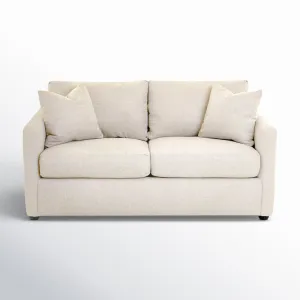Godwin 67'' Upholstered Sleeper Sofa Joss & Main Fabric: Lena Sand Performance Linen Blend