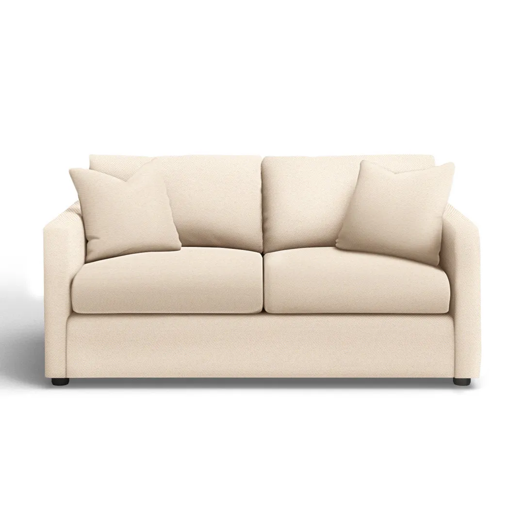 Godwin 67'' Upholstered Sleeper Sofa Joss & Main Fabric: Lena Sand Performance Linen Blend