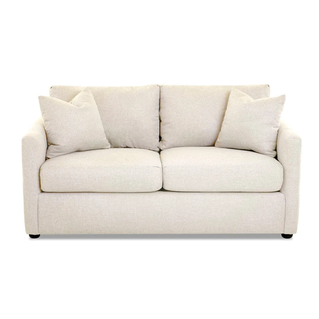 Godwin 67'' Upholstered Sleeper Sofa Joss & Main Fabric: Lena Sand Performance Linen Blend