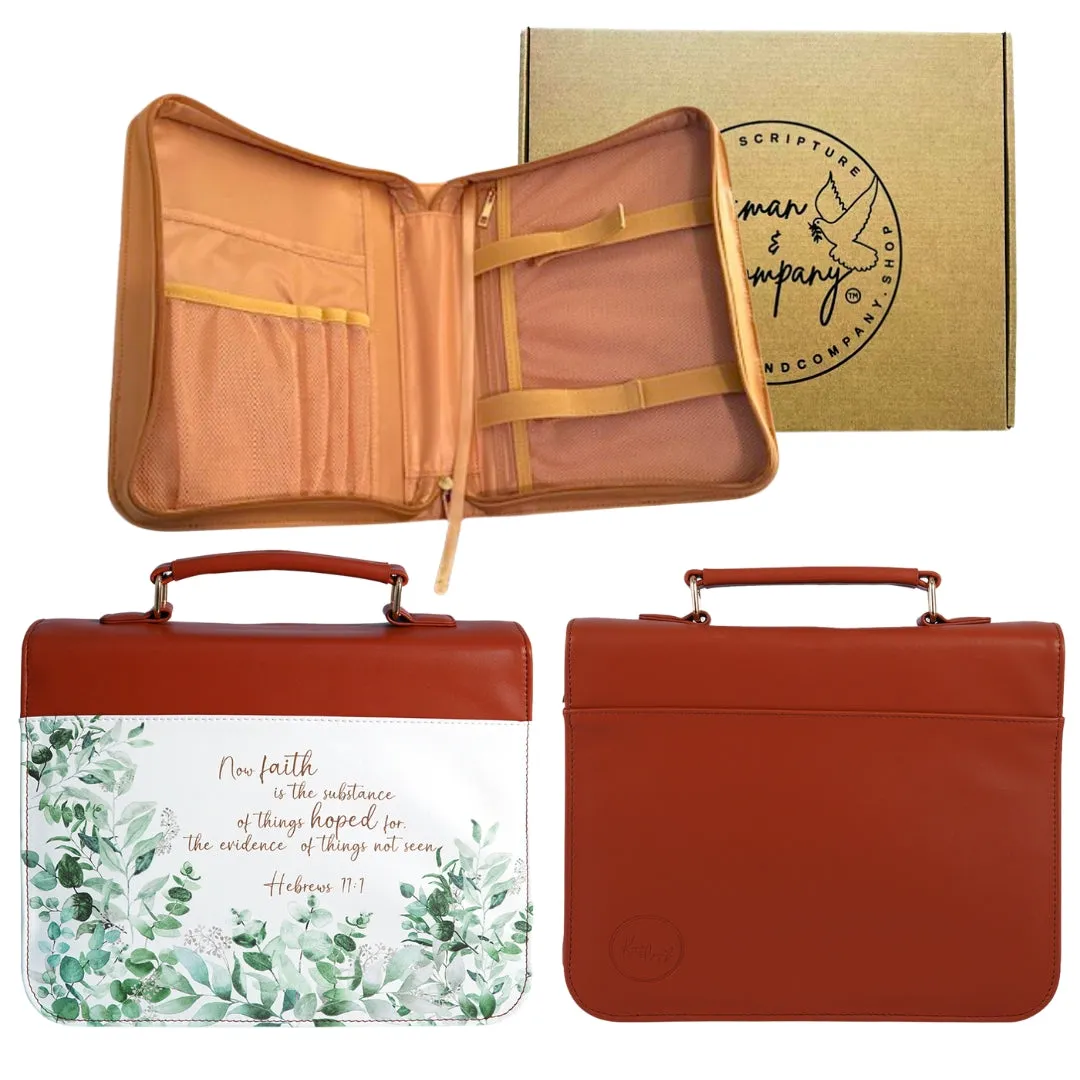 Green Eucalyptus Bible Covers for Ladies with Great Organization