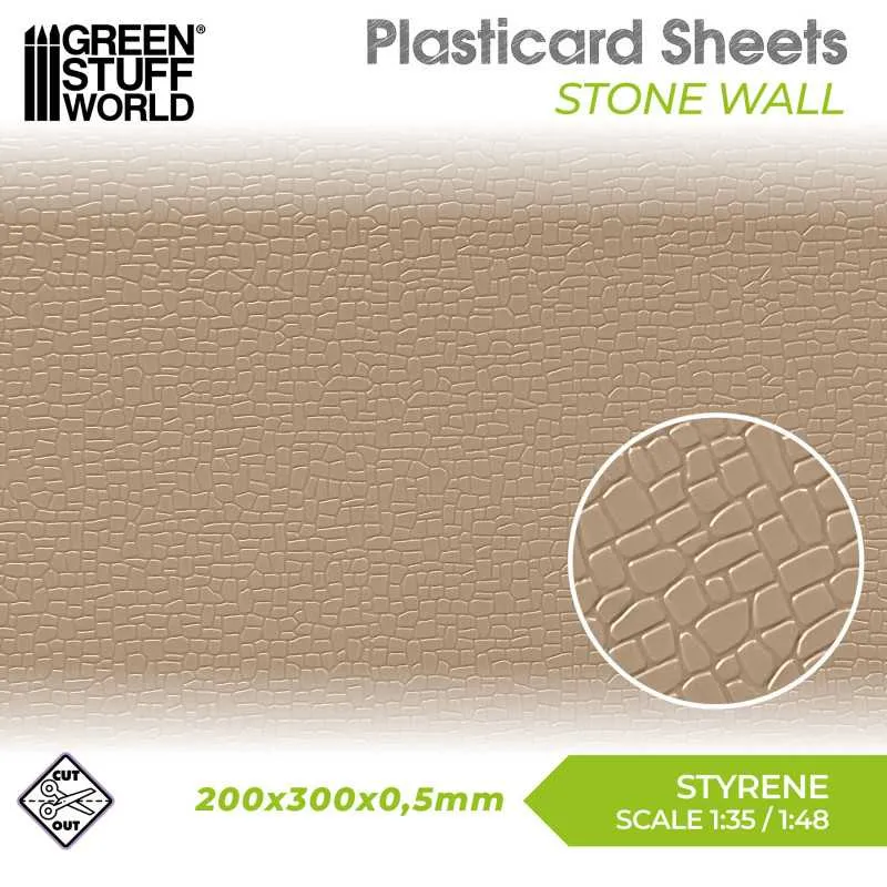 GSW Plasticard - Stone Wall