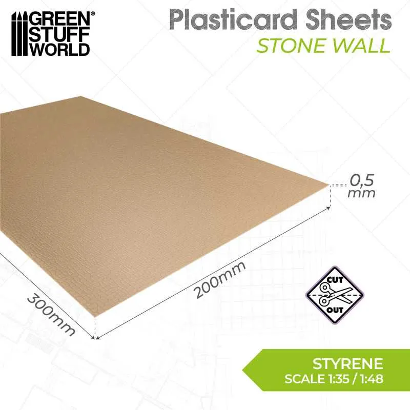 GSW Plasticard - Stone Wall