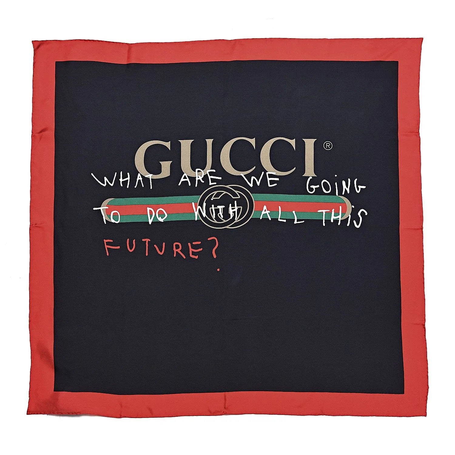 Gucci Future Foulard Scarf in Black